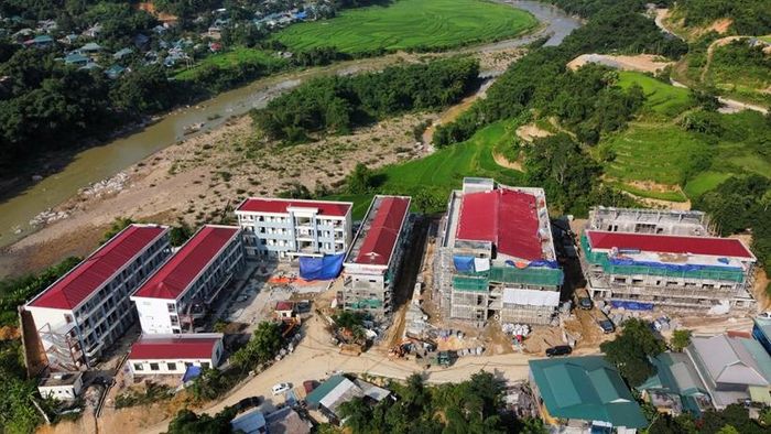 Trường nội trú TH&THCS Tam Thanh (ảnh nhà trường cung cấp).