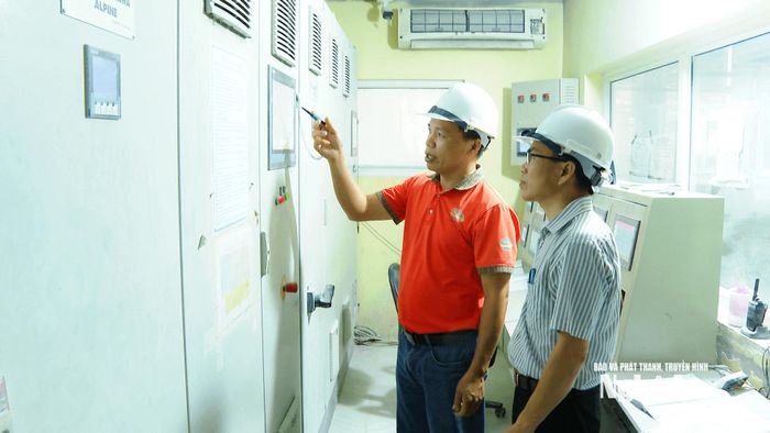 Hệ thống tự động hóa điều khiển bằng phòng điều khiển trung tâm BLC tại Công ty CP Khoáng sản và Thương mại Trung Hải. Ảnh: P.V