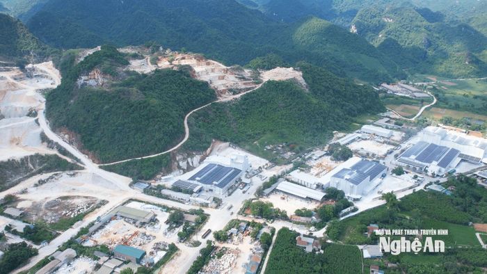 Toàn cảnh cụm công nghiệp Châu Quang, xã Quỳ Hợp. Ảnh: P.V