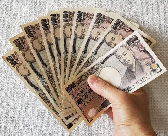 Đồng yen Nhật. (Ảnh: Kyodo/TTXVN phát)