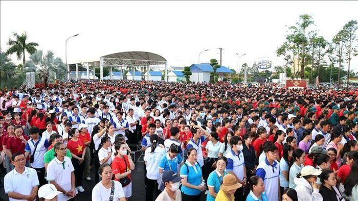 Đông đảo người dân tham gia sự kiện. Ảnh: Ánh Tuyết/TTXVN