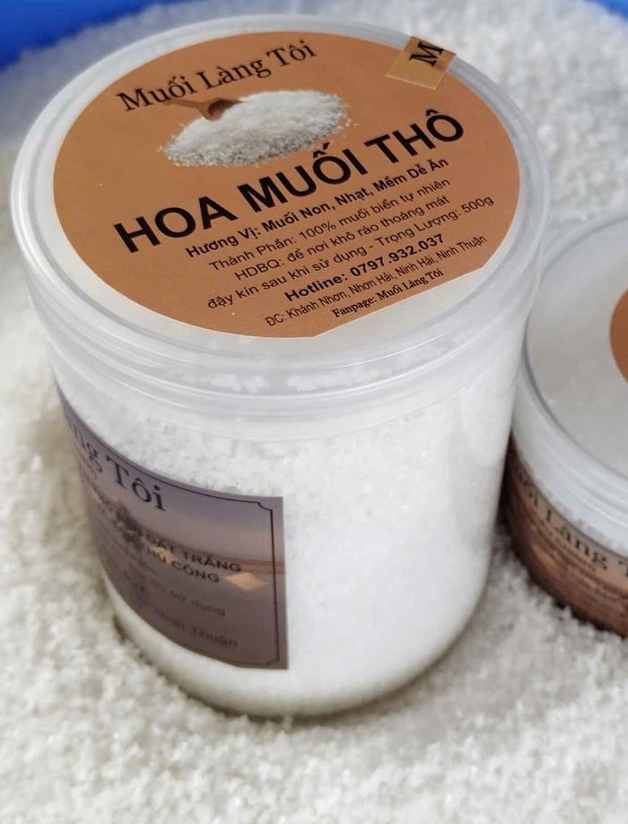 Sản phẩm hoa muối Làng tôi của Khánh Nhơn