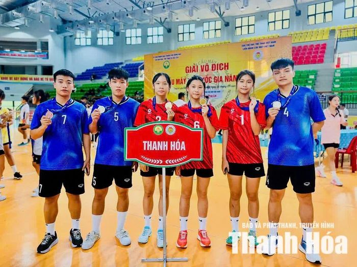 Lê Minh Đức (số 4) là gương mặt của cầu mây Thanh Hóa tại ASIAD 20.