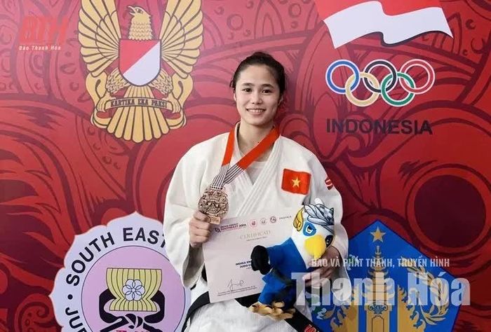 Hà Ngọc Chi đại diện Judo Thanh Hóa tham dự ASIAD 20 ở hạng cân 48 kg.