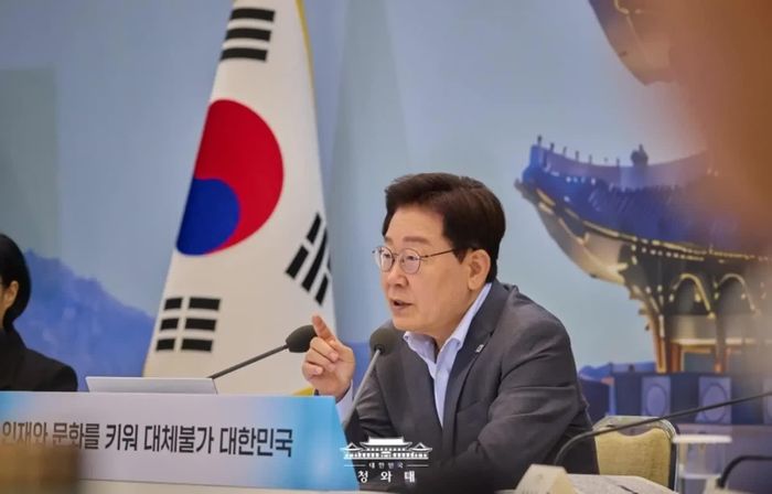 Tổng thống Hàn Quốc Lee Jae Myung cải tổ nội các quy mô lớn. Ảnh: Bloomingbit.