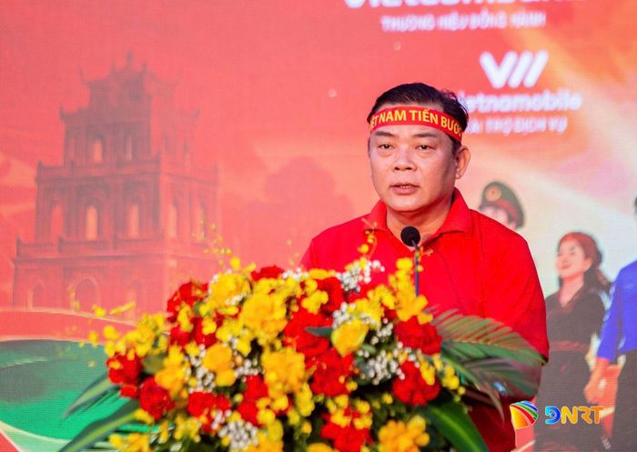 Ông Tào Viết Hải, Phó Giám đốc Sở Văn hóa và Thể thao phát biểu tại chương trình. Ảnh: BẢO LÂM