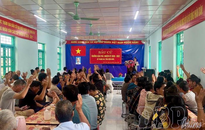 Cử tri Bản Phủ thể hiện sự đồng thuận thống nhất cao.