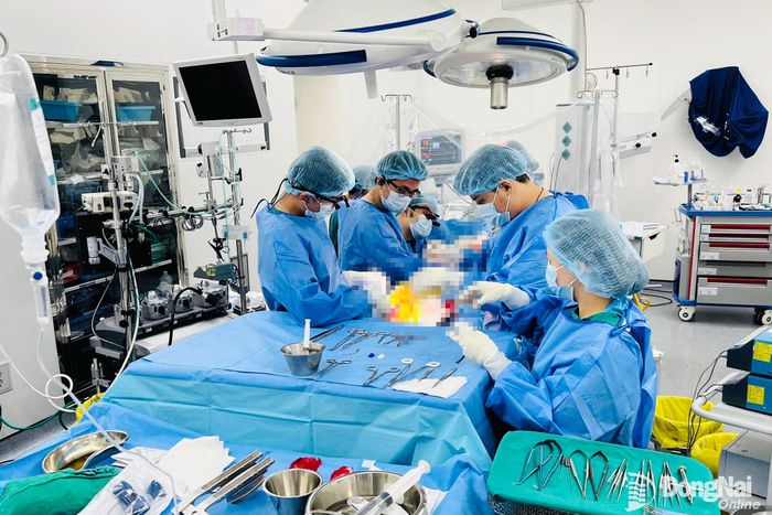 Một ca mổ tim nội soi tại Bệnh viện Đa khoa Đồng Nai.