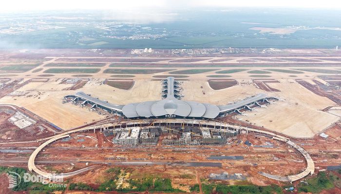 Sân bay Long Thành dự kiến đưa vào khai thác cuối năm 2026. Ảnh tư liệu