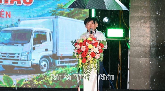 Đồng chí Vương Thế Mẫn - Giám đốc Sở Công thương phát biểu khai mạc.