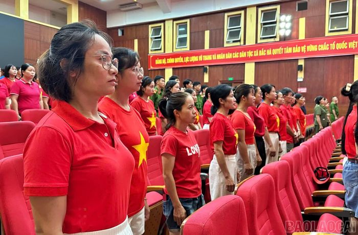 Các đại biểu dự buổi lễ được kết nối trực tuyến cùng 34 điểm cầu trên cả nước.