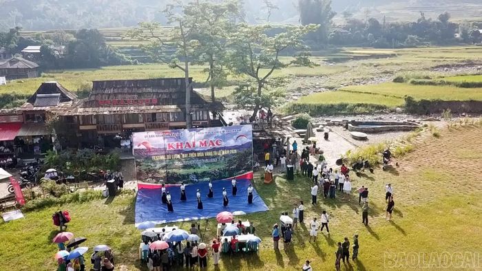 Festival Dù lượn "Bay trên mùa vàng Tú Lệ" năm 2026 được tổ chức tại thôn Lìm Mông.