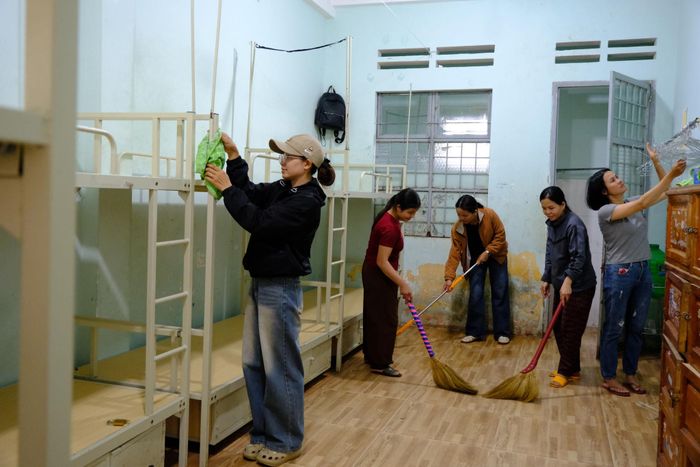 Nhà trường chuẩn bị chu đáo khu nội trú để học sinh trở lại trường