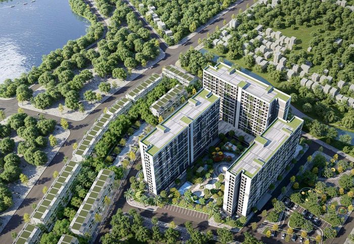 Phối cảnh khu nhà ở xã hội Túc Duyên.