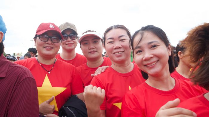 Những nụ cười rạng rỡ khi tham gia chương trình.