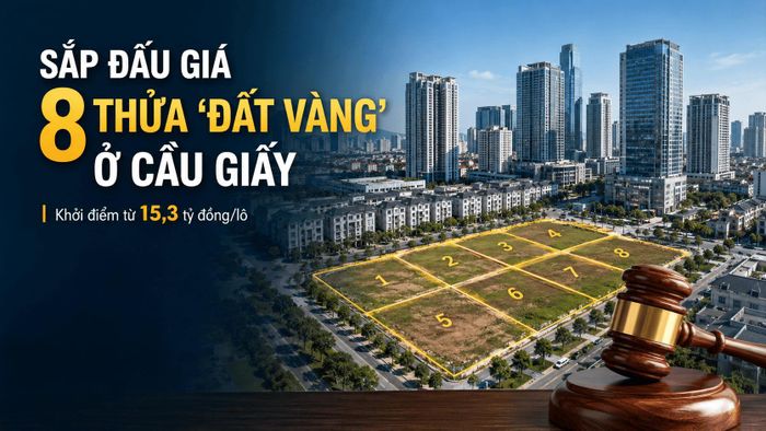 Ảnh minh họa 8 thửa “đất vàng” tại Cầu Giấy