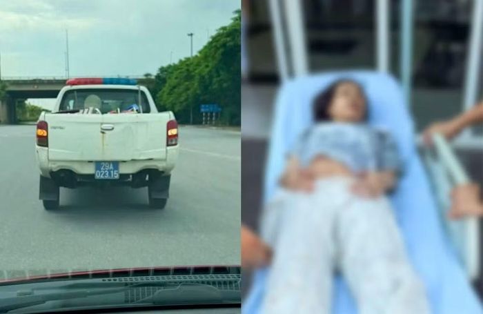 Nhờ sự hỗ trợ kịp thời của CSGT, thai phụ đã được đưa đến bệnh viện kịp thời.