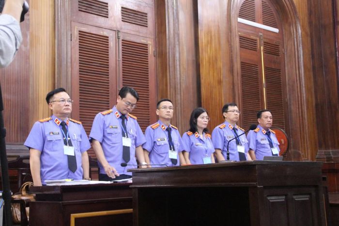 Đại diện VKSND TP Hồ Chí Minh tại phiên tòa.