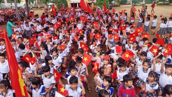 Học sinh cả nước sẽ khai giảng năm học 2026-2027 vào ngày 5/9. Ảnh minh họa.