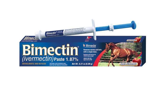 Bimectin được bán không cần đơn thuốc, tuy nhiên, FDA yêu cầu người chăn nuôi tuân thủ thời gian ngừng thuốc 35 ngày trước khi giết mổ nhằm hạn chế tồn dư thuốc trong thực phẩm