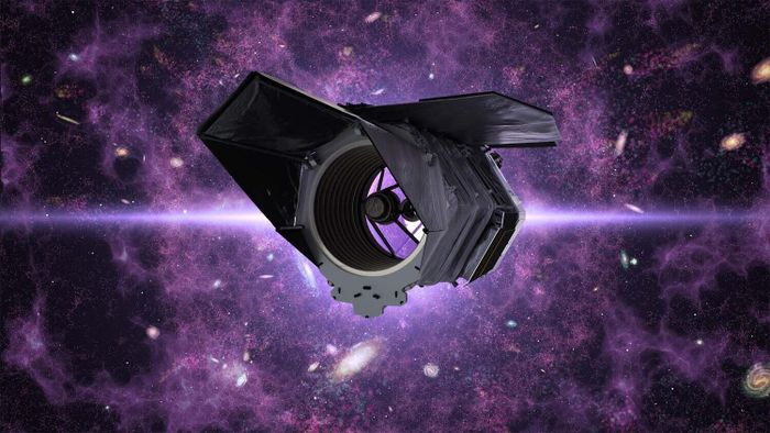 Hình minh họa kính viễn vọng không gian Nancy Grace Roman trị giá 4,3 tỷ USD của NASA, hoạt động ở vị trí cách Trái Đất hơn 1,6 triệu km. (Ảnh: NASA)
