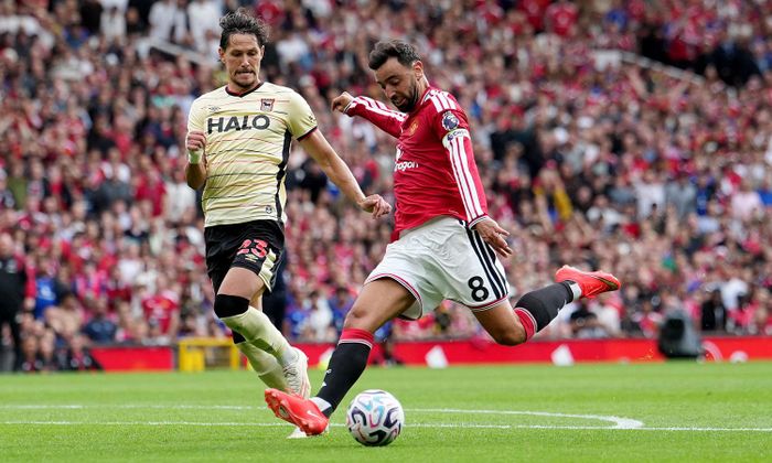 Man Utd thắng đậm trong trận sân nhà đầu tiên của mùa giải. (Ảnh: Reuters)