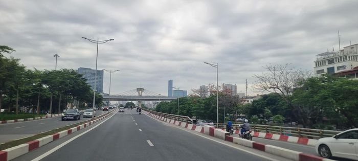 Tuyến đường vành đai 2. Ảnh: Nam Anh.