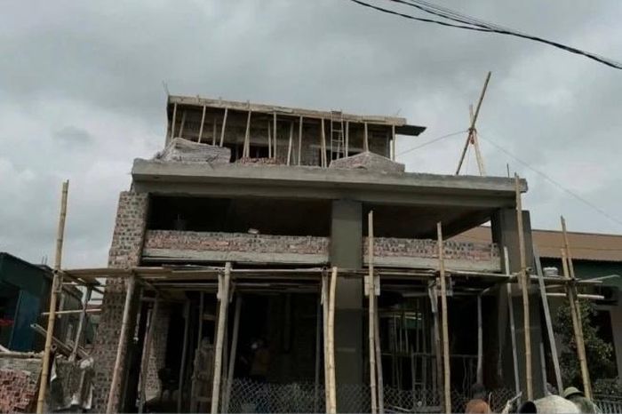 Căn nhà được xây dựng từ cuối năm 2025.