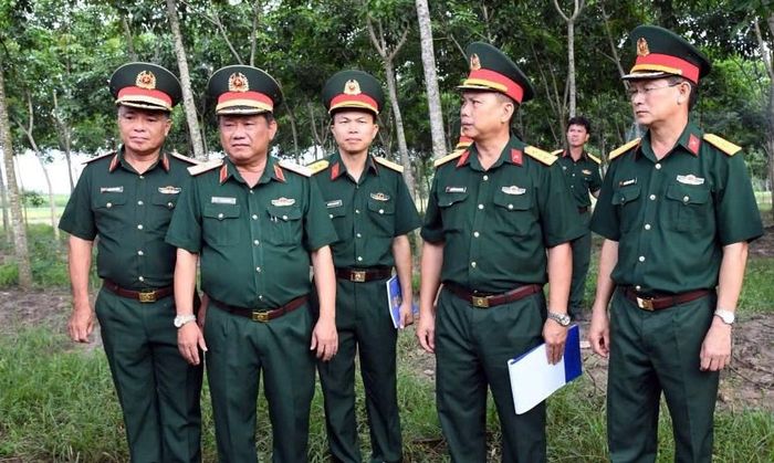 Lực lượng chức năng tỉnh Tây Ninh tiến hành khảo sát khu vực tìm kiếm hài cốt liệt sĩ liên quan đến trận đánh Suối Tre – Đồng Rùm