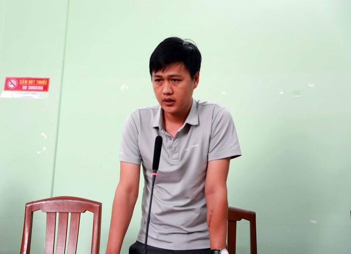 Lái xe Lê Ngọc Hưng trình bày tại cuộc họp