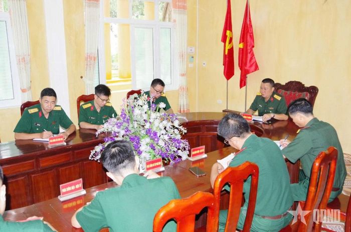 Xưởng X965 triển khai nhiệm vụ. Ảnh: XUÂN LƯU