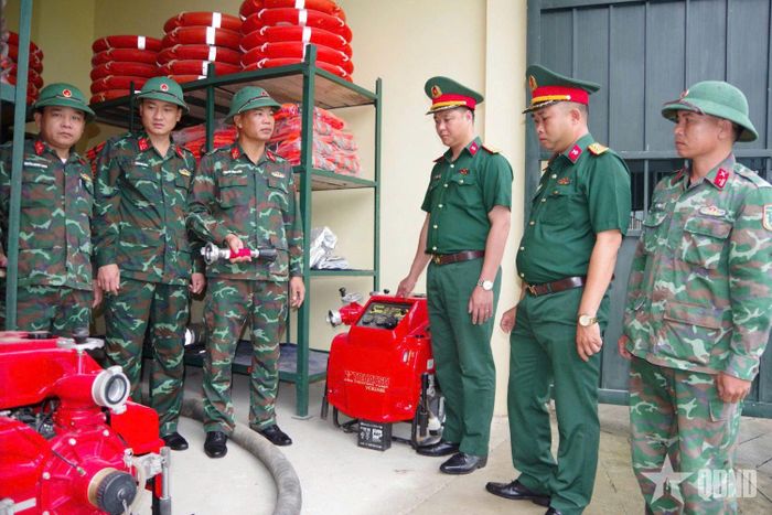  Sư đoàn 324 kiểm tra phương tiện, vật chất, sẵn sàng cơ động khi có tình huống. 