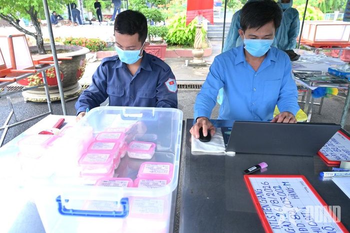 Các mẫu sinh phẩm hài cốt liệt sĩ sau đó sẽ được lưu trữ, bảo quản theo đúng theo quy định.