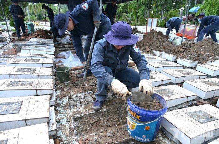 Cán bộ, chiến sĩ Đội K91 quyết tâm hoàn thành nhiệm vụ thiêng liêng.