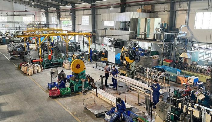 Nhà máy sản xuất của Công ty CP Sản xuất thiết bị điện công nghiệp Cát Vạn Lợi, TPHCM. Ảnh: THANH DUNG