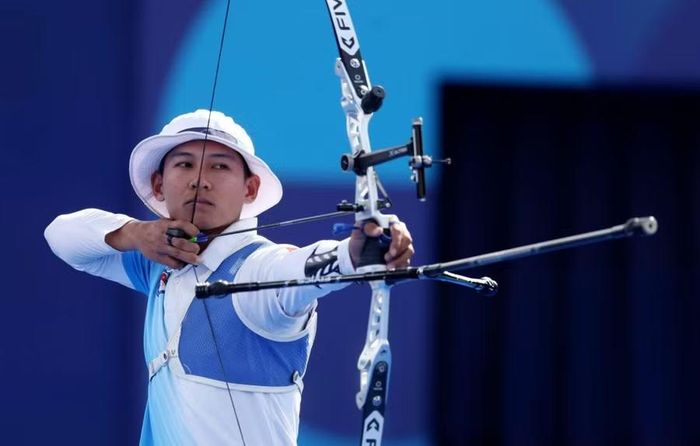 Lê Quốc Phong tham dự Olympic 2024. Ảnh: INT.
