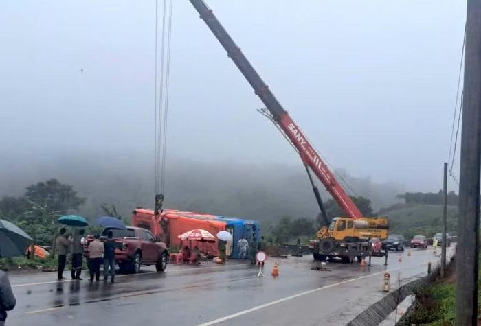 Hiện trường nơi xảy ra vụ việc.
