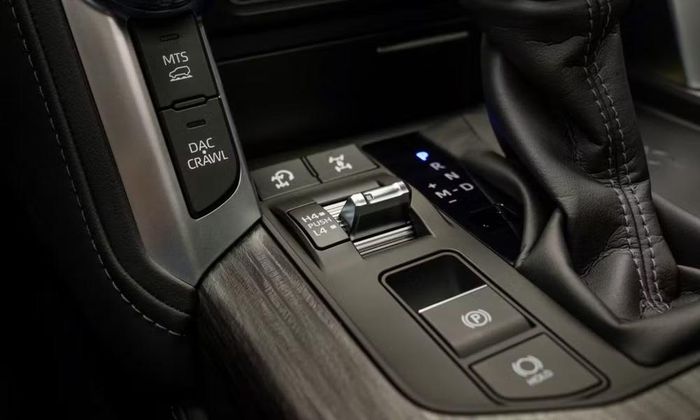 Khu vực điều khiển của Land Cruiser 300 2027. Ảnh: Toyota