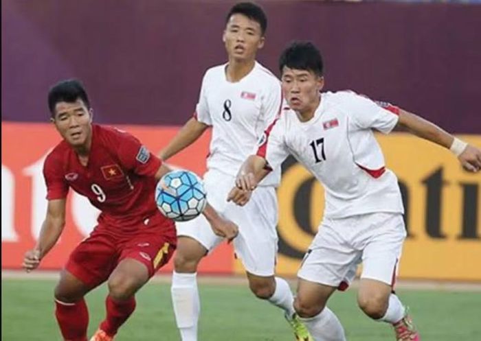 U19 Việt Nam từng thắng U19 Triều Tiên 2-1 vào năm 2016. Ảnh chụp màn hình