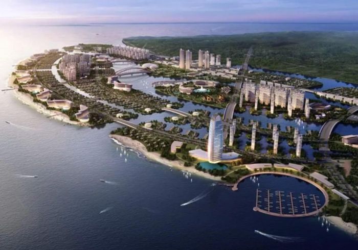 Phối cảnh một khu đô thị lấn biển. (Ảnh minh họa: Chinhphu.vn)