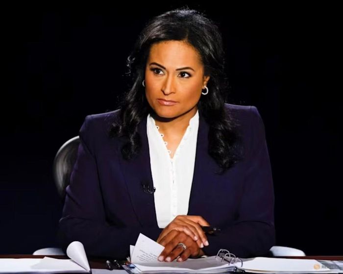 Nhà báo Kristen Welker của đài NBC. (Ảnh: Reuters)