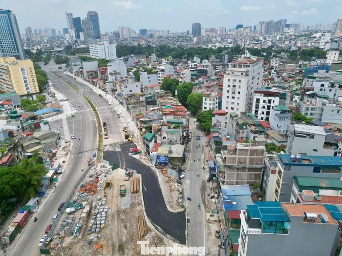 Vành đai 1 đoạn Hoàng Cầu - Voi Phục đã cơ bản hoàn thiện hạ tầng, sẵn sàng thông xe kỹ thuật vào dịp Quốc khánh 2/9.