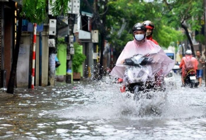 Ngày 31/8, miền Bắc và miền Trung mưa lớn, đề phòng ngập lụt.