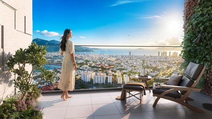 Tầm nhìn rộng mở bao quát sông Hàn và trung tâm thành phố từ căn hộ  Symphony 5. Ảnh: Sun Property.