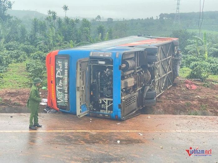 Hiện trường vụ tai nạn. Ảnh: Trần Hoàn