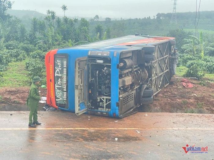 Hiện trường vụ tai nạn. Ảnh: Trần Hoàn