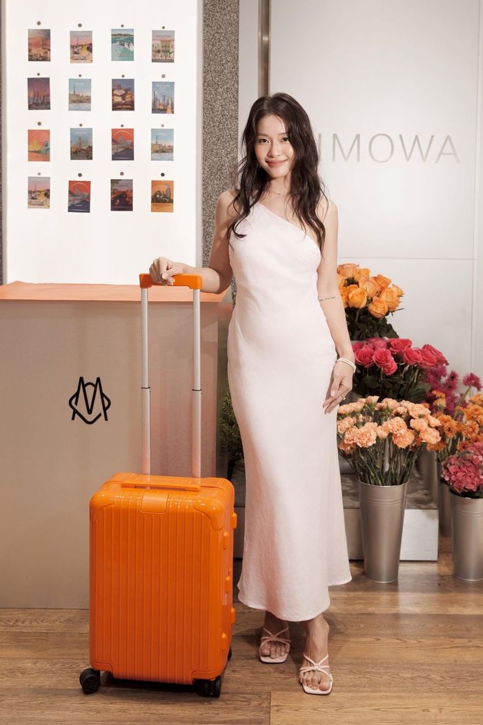 Hình ảnh được cho là Khả Ngân mang thai trước đó. 