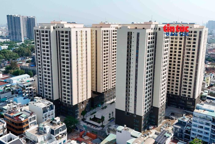 Một dự án nhà ở xã hội tại phường Hòa Hưng, TP Hồ Chí Minh. Ảnh: An Hiếu/Báo Tin tức và Dân tộc