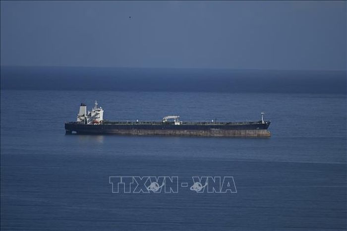 Tàu chở dầu neo đậu tại Lecheria, bang Anzoategui, Venezuela. Ảnh: THX/TTXVN phát