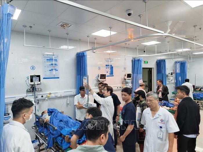 Các nạn nhân đang được điều trị tại Bệnh viện Hùng Vương Gia Lai.